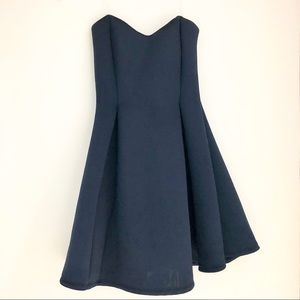 Strapless sweetheart dress